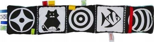 Hencz Kontrastowa Książeczka Sensoryczna CZERWONA na Arena.pl