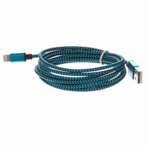 Kabel CellFish USB/Lightning, 2m (IPPLUSBKABELBLUE2M) Niebieski na Arena.pl