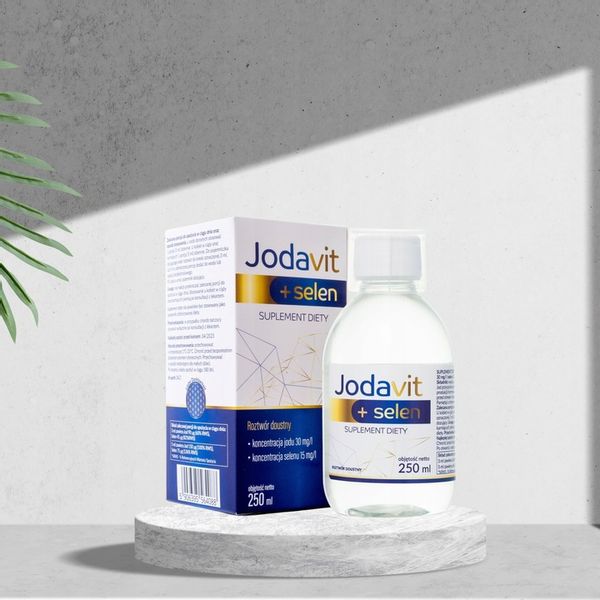JOD + selen JODAVIT 250 ml Jodavita PŁYN na tarczycę jodek potasu tarczyca zdjęcie 5
