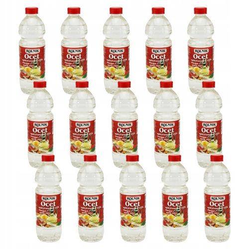 Ocet spirytusowy 10% Rolnik butelka 15x 500 ml na Arena.pl