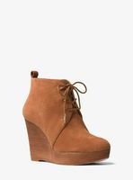 Michael Kors Sznurowane Zamszowe Koturny r.38,5