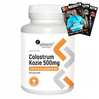 ALINESS COLOSTRUM EKSTRAKT CZYSTA SIARA BYDLĘCA ODPORNOŚĆ STRES 500 mg 100k