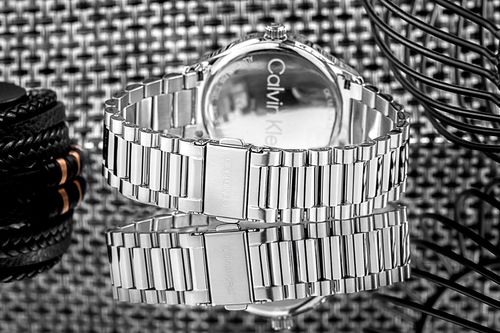 zegarek męski calvin klein iconic brancelet 25200036 + box na Arena.pl