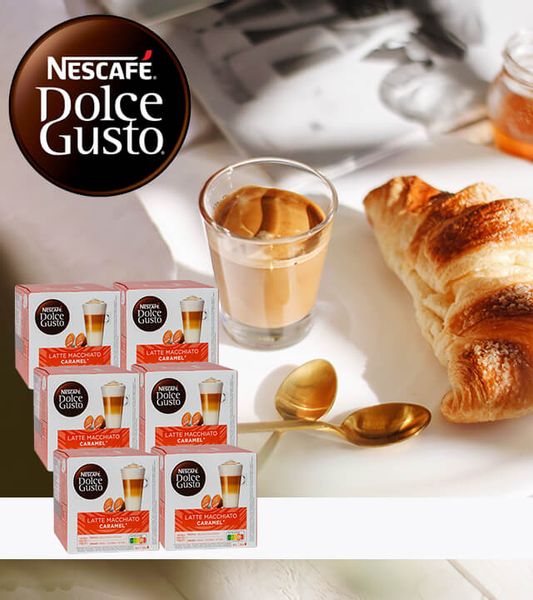 Nescafe Dolce Gusto Latte Macchiato Caramel 6 x 16 zdjęcie 5
