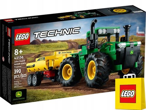 LEGO TECHNIC TRAKTOR 4WD Z PRZYCZEPĄ na Arena.pl