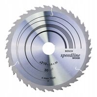Piła tarczowa H speedline 210*2,6*30Z30