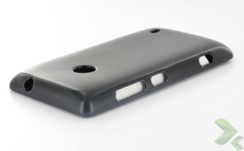 Geffy - Etui Nokia Lumia 520 TPU solid color black na Arena.pl