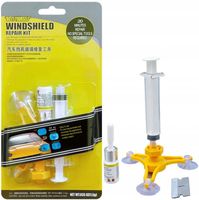 ZESTAW DO NAPRAWY SZYBY SAMOCHODOWEJ NAPRAWCZY KLEJ NA ODPRYSKI PATENT