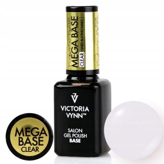 VICTORIA VYNN BAZA BUDUJĄCA MEGA BASE HARD&LONG NAILS CLEAR 8ML zdjęcie 1