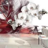 Fototapeta - Orchidea w czerwieni 200x140