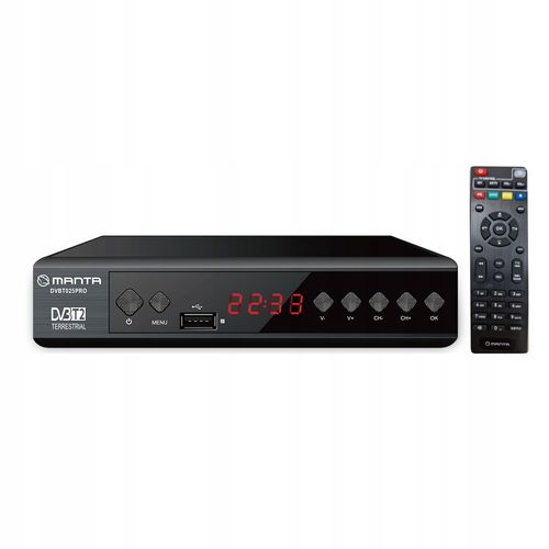 Dekoder MANTA DVBT025PRO Full HD DVB-T2/HEVC/H.265 na Arena.pl