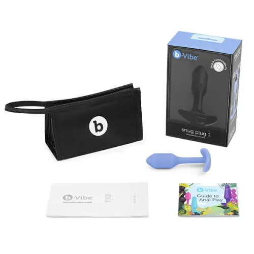 Plug analny - B-Vibe Snug Plug 1 Violet na Arena.pl