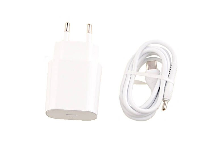 Ładowarka sieciowa Hoco PD 25W USB C + kabel USB C 1m biały zdjęcie 3