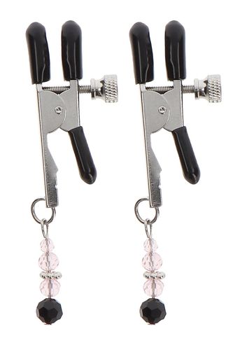 Adjustable Clamps With Beads Silver na Arena.pl