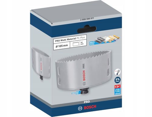 PIŁA OTWORNICA 105 mm MULTI MATERIAL BOSCH PRO na Arena.pl