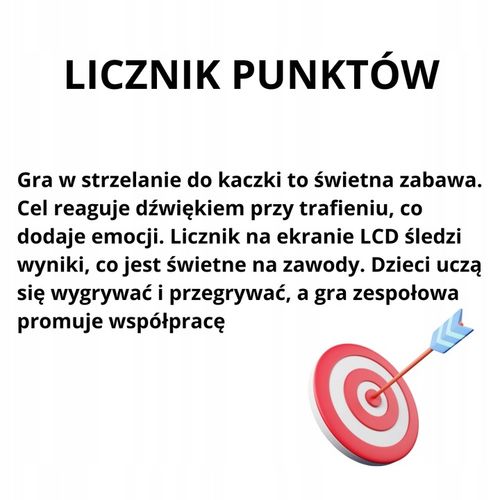 Głodna Kaczka Frania ORGINALNA XL Zabawa w Strzelanie GRA Edukacyjna GRATIS na Arena.pl