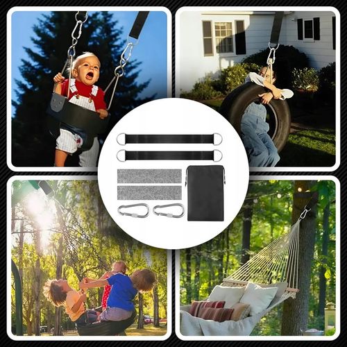 PASY DO HAMAKA MOCOWANIE DO HUŚTAWKI ZESTAW LINKI TAŚMY OSŁONY na Arena.pl