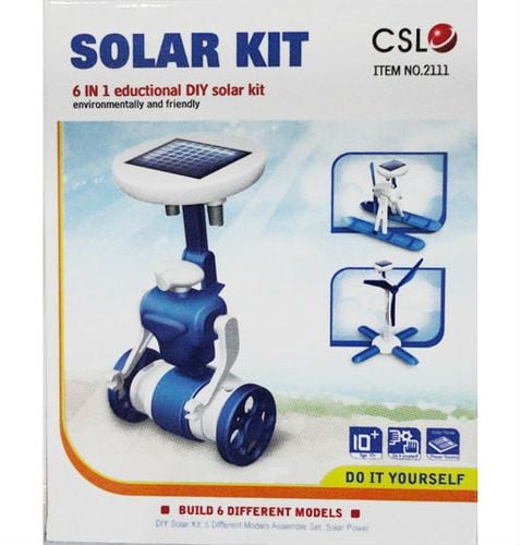 Roboty solarne 6w1 - wiatrak, helikopter, auto, robot na Arena.pl
