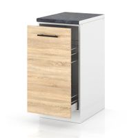 Szafka Kuchenna Stojąca Z Blatem Szafka Cargo 40cm Spremium Dąb Sonoma