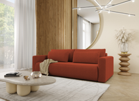 Czerwona Kanapa / Sofa z Funkcją Spania 238x105 cm CIRI IT - Różne Kolory
