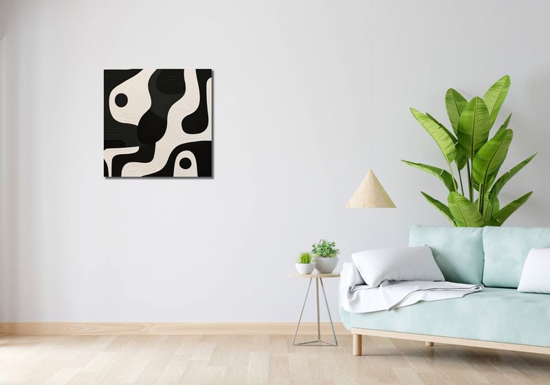 Obraz 60x60cm Kontrastowa Harmonia zdjęcie 2