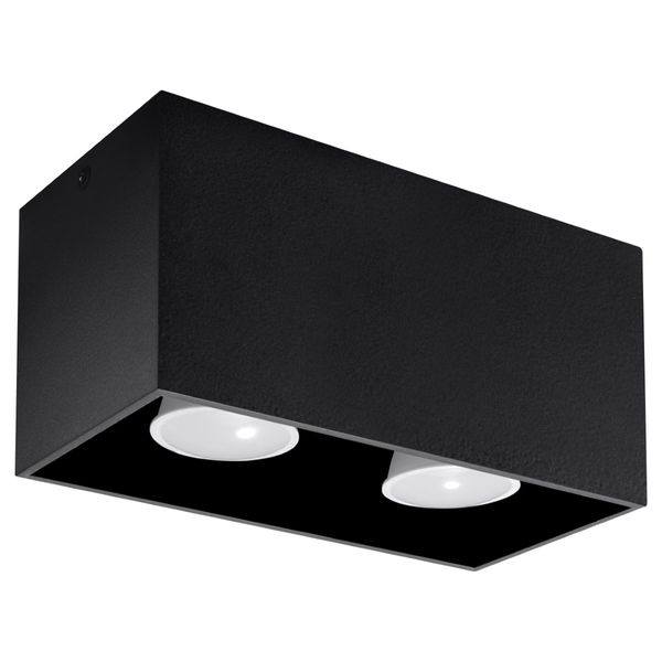 Plafon QUAD MAXI czarny zdjęcie 1