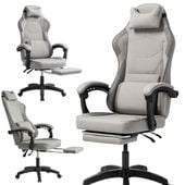 fotel gamingowy obrotowy vector z masażerem podnóżkiem ko48sz