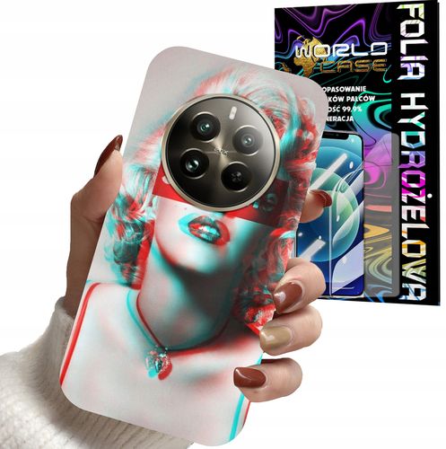 ETUI DO REALME 12 PRO 5G / PRO + - Monroe MODNE KOBIECE WZORY + FOLIA na Arena.pl
