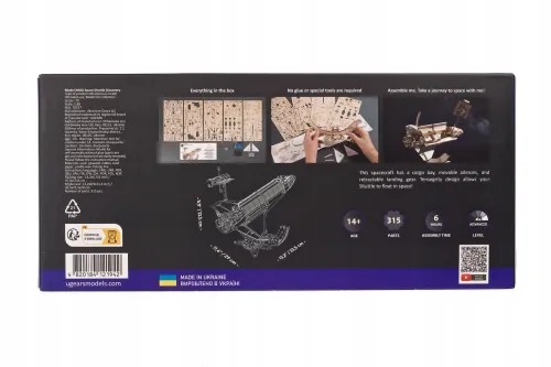 Puzzle 3D UGEARS Wahadłowiec NASA Discovery na Arena.pl