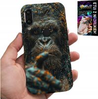 ETUI DO HUAWEI Y7 2019 - MAŁPA, MAŁPKA, GORYL, ZWIERZĘTA + SZKŁO