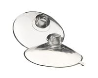 Przyssawki przezroczyste haczyki do ozdób dekoracji okrągłe 2 szt. do szyb glazury