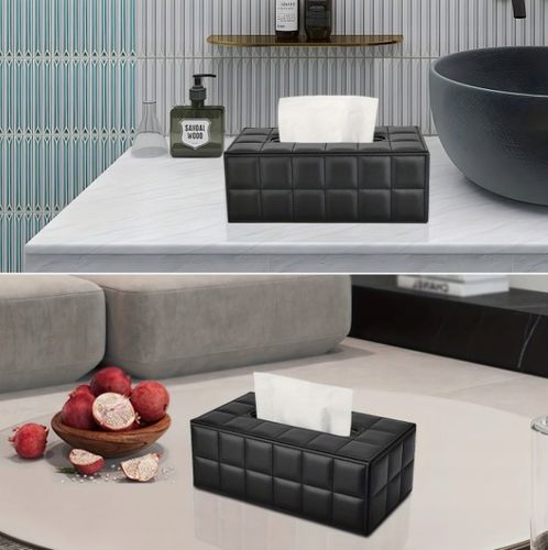 POJEMNIK PUDEŁKO NA CHUSTECZKI CHUSTECZNIK CZARNY ETUI Elegancki na Arena.pl