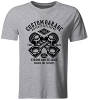 KOSZULKA CUSTOM GARAGE DLA MOTOCYKLISTY, ROZ. XL