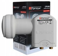 Konwerter Twin Opticum LTP-04H 0.1dB 2 wyjścia LNB