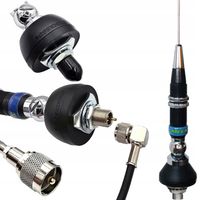 PRESIDENT IOWA S CB ANTENA MONTAŻOWA oryginał 102CM + KABEL + WTYK PL