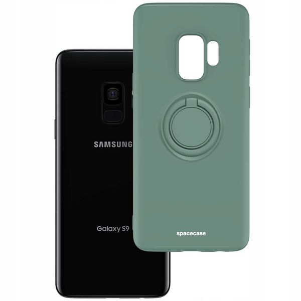 Spacecase Silicone Ring Galaxy S9 Dark Green zdjęcie 2