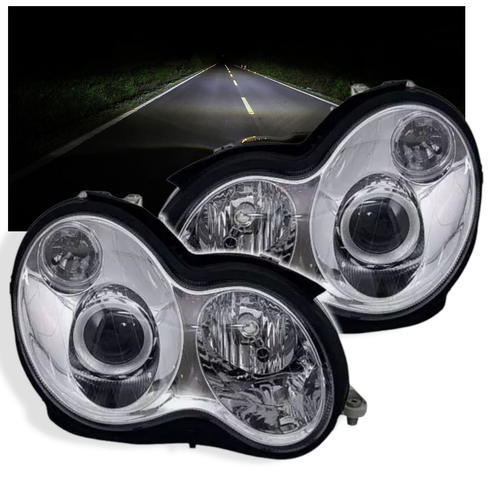 Nowoczesne Lampy Reflektory Do MERCEDES W203 C-KLASA OD 2000 Do 2004 Roku na Arena.pl