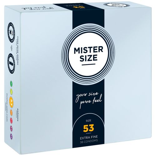 53 mm condoms 36 pieces mister.size na Arena.pl