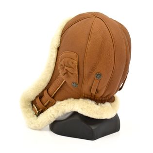 Zimowa czapka z owczej skóry, na narty snowboard 60-62 cm (XXL)