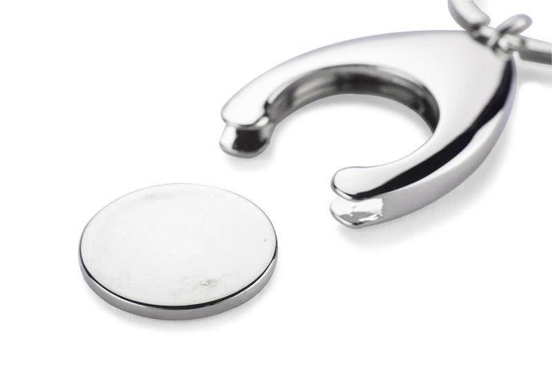 Brelok 2 w 1 TOKEN 17883 Srebrny zdjęcie 2