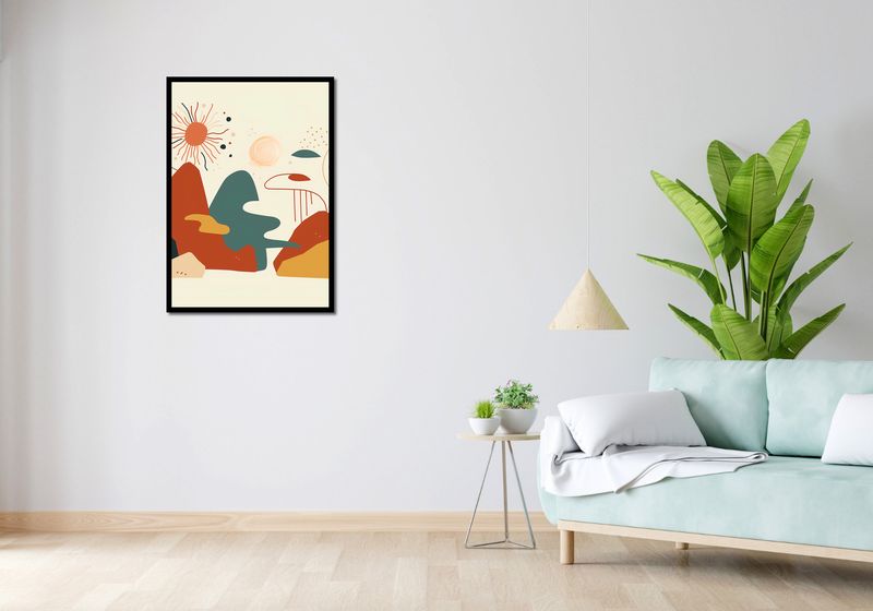 Plakat 64x90cm Kosmos Barw zdjęcie 4