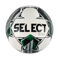 Piłka nożna hala Select Futsal Planet FIFA Basic II gatunek biało-czarno-szaro-zielona 17646/1014387 r. — Rozmiar: 4