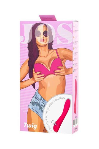 Unrealistic Jos Twig Vibrator, 5 Vibration Modes, Silicone, Pink, 20.5 Cm, na Arena.pl