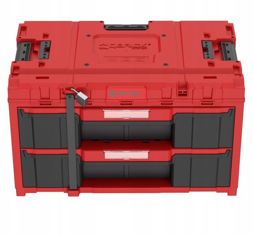 Skrzynka z szufladami Qbrick System ONE 2.0 DRAWER 2 TOOLBOX EXPERT RED na Arena.pl
