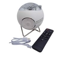 lampka nocna projektor laserowy głośnik z pilotem