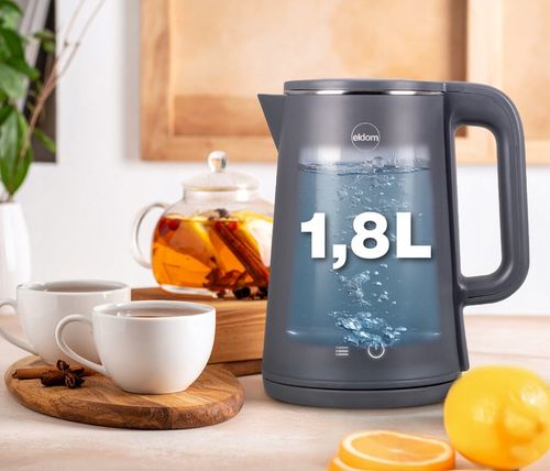 Czajnik bezprzewodowy z regulacją temperatury C515 szary 2000W 5 na Arena.pl