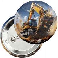 Przypinka z agrafką 59mm - MASZYNY BUDOWLANE