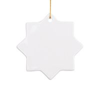Zawieszka ceramiczna do sublimacji - ośmiokąt