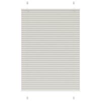 Roleta plisowana jasnoszara 100x100cm Szerokość tkaniny 99,4 cm