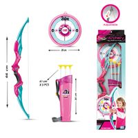 ZESTAW STRZAŁKÓW W KOLORZE RÓŻY Z DODATKAMI